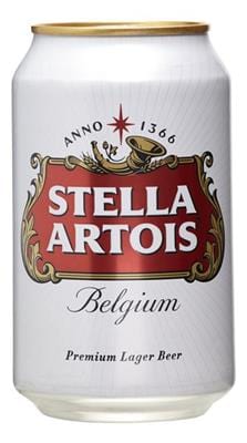 Stella Artois Beer Can 5.2% 33cl