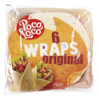 POCO LOCO Mexican wraps 6pc 370g