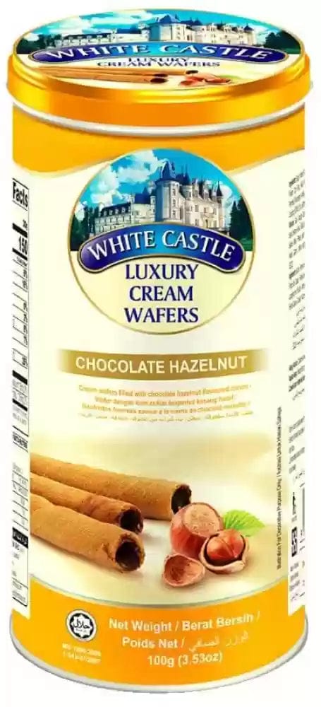 White Castle Wafer Sticks Chocolate Hazelnut 100g