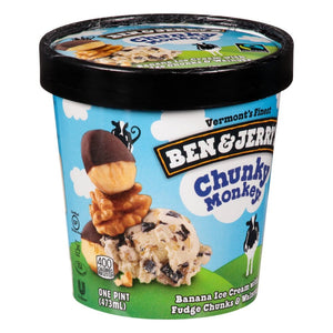 Ben & Jerry's Chunky Monkey Ice cream 465ml