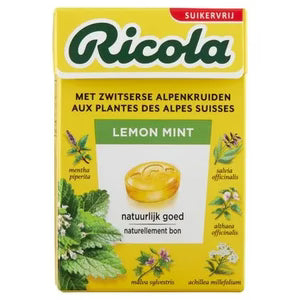 Ricola Swiss Lemon mint S/Free sweets 45g
