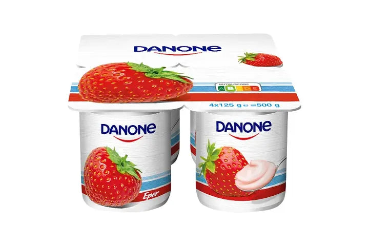 Danone Strawberry Flavoured Low-Fat Yoghurt 125g