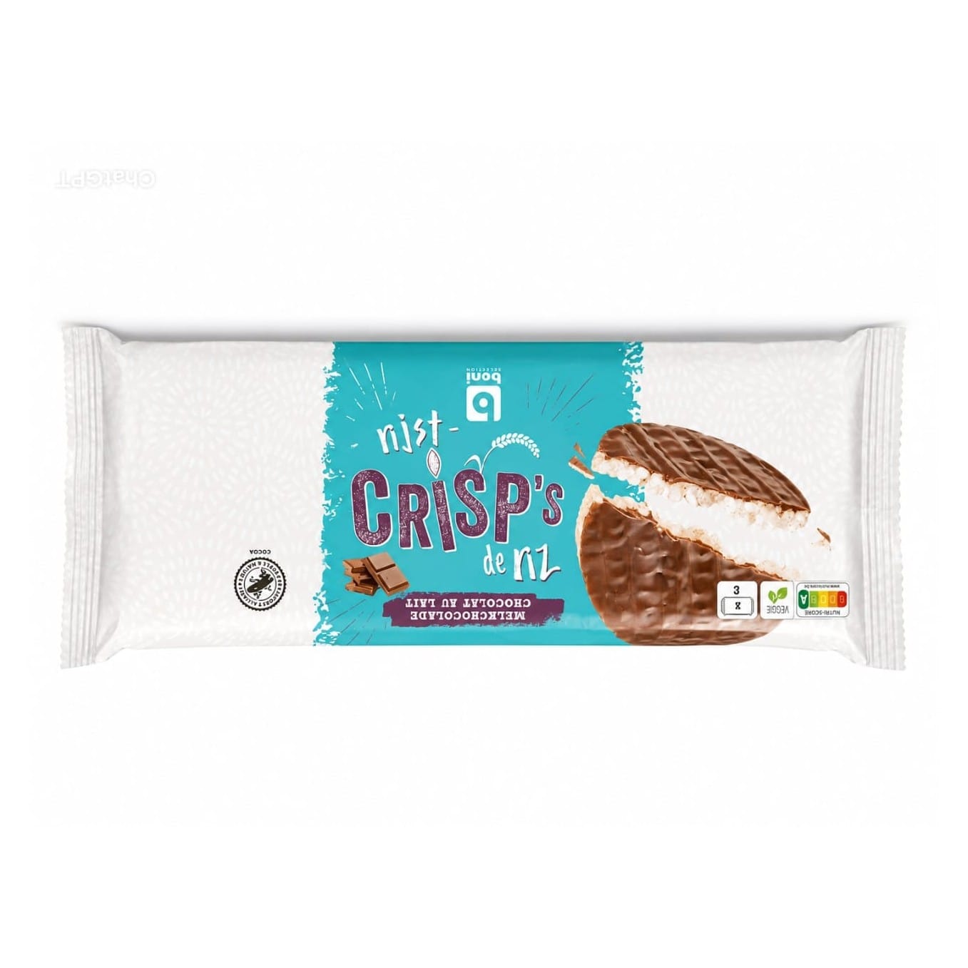 Boni Rice Wafers with Chocolate 150g