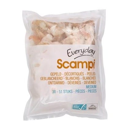 Everyday Scampi Peeled  Medium 500g