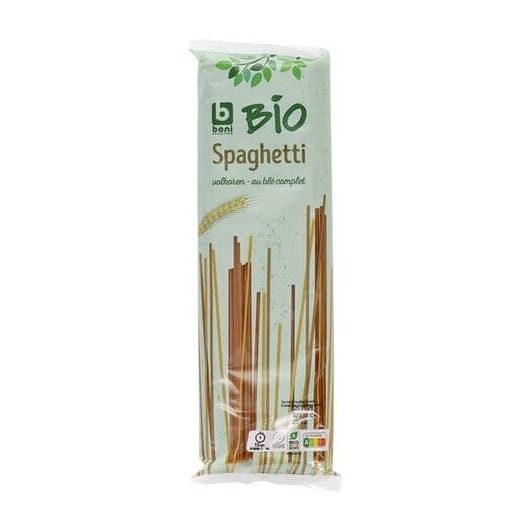 Boni Bio Spaghetti Whole Wheat 500g