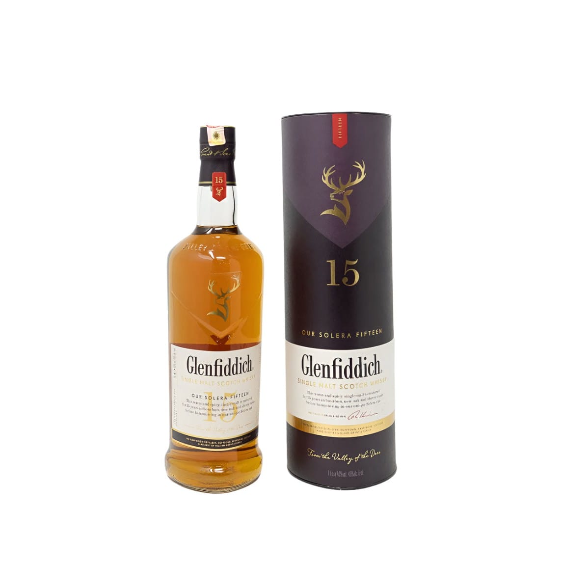 Glenfiddich 15 yrs single Malt 1L 40% Avl