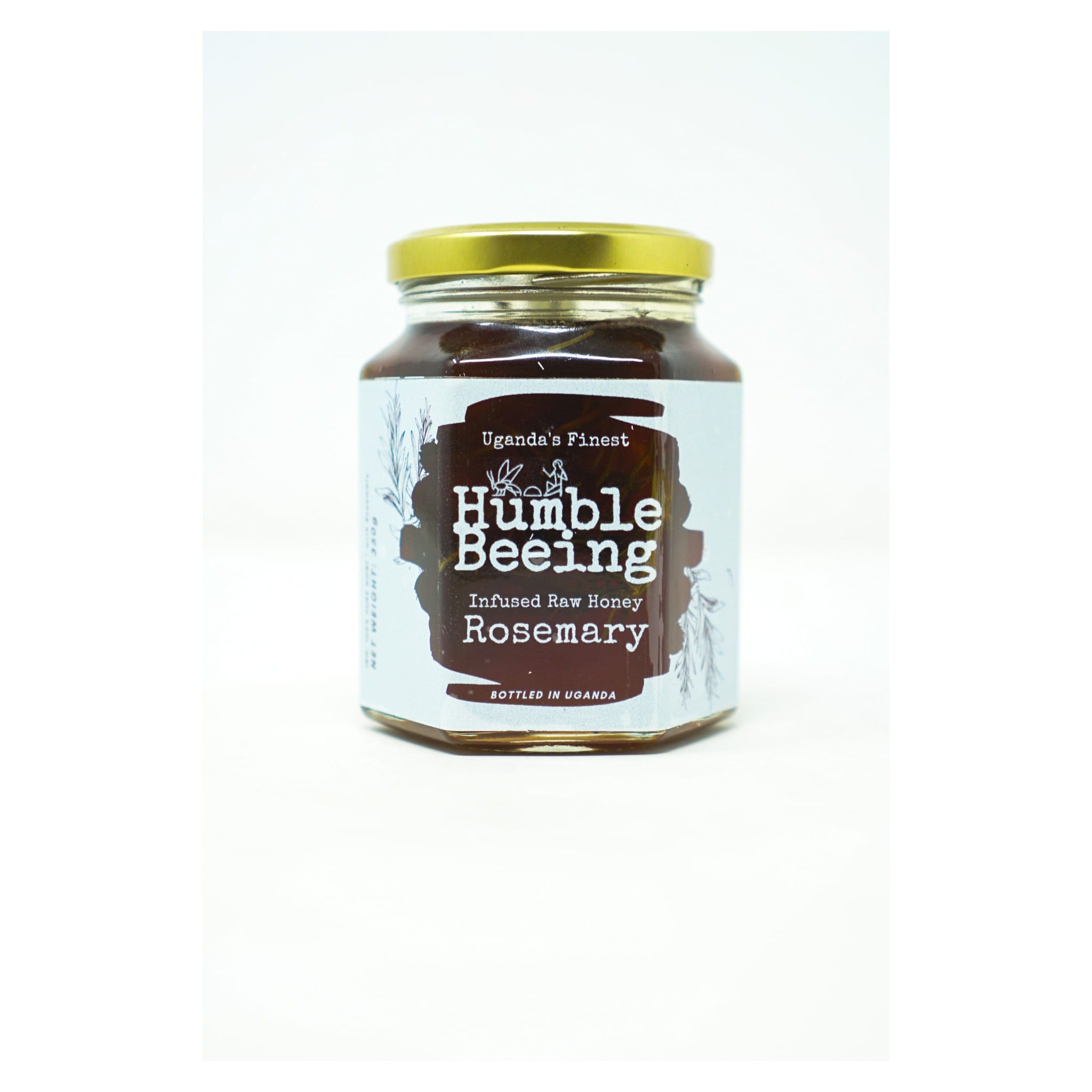 Humble Beeing Infused Raw Honey with Rosemary 350g