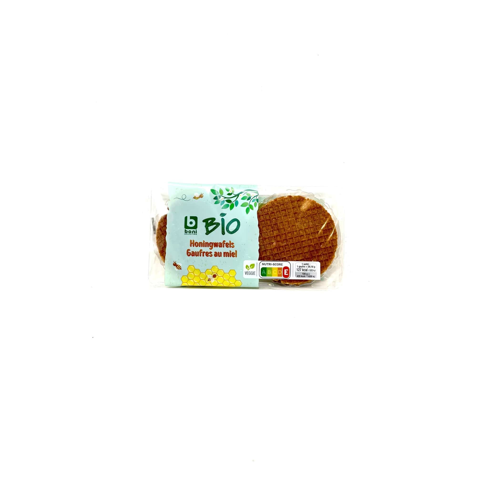 Boni Bio Honey waffles 175g