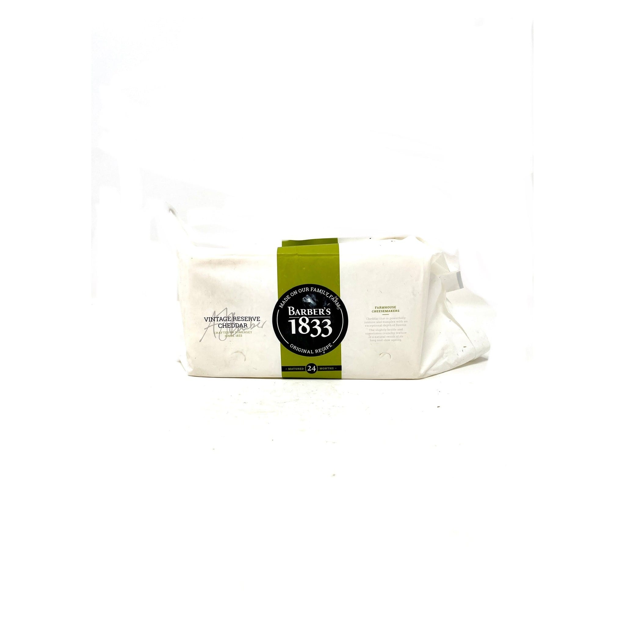 Cheddar Barbers Vintage Cheese