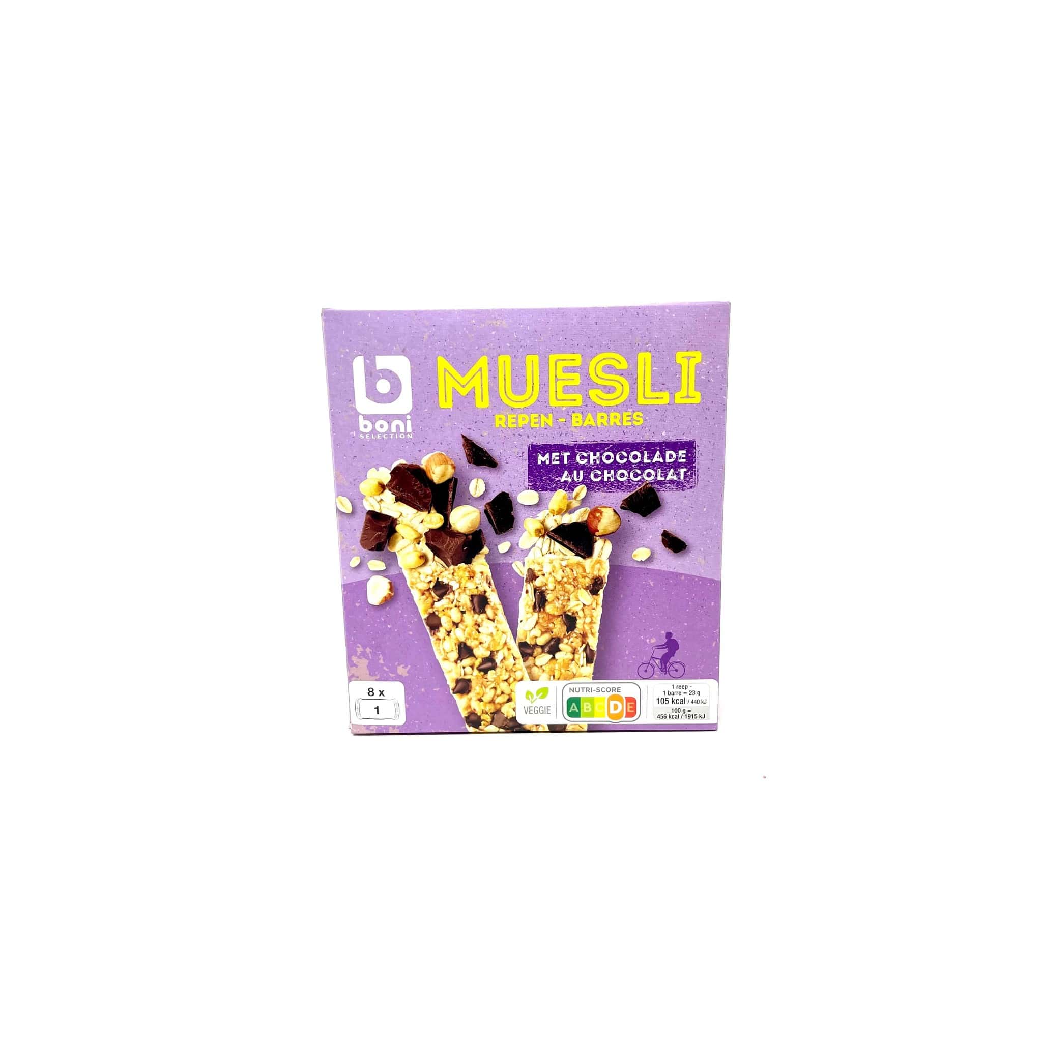 Boni Muesli Repen Bars- Chocolate 8x23g