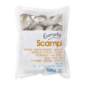 Everyday Scampi Medium Unpeeled 500g