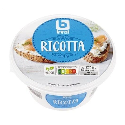 Boni Ricotta Cheese 250g