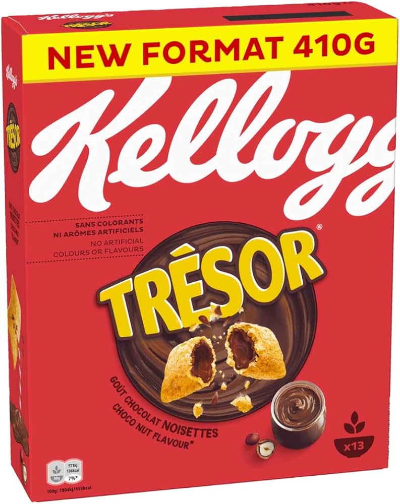 Kelloggs Tresor Chocolate Hazelnut 410g