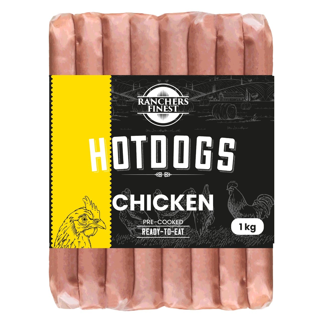 Ranchers Finest Chicken Hot Dog 1kg