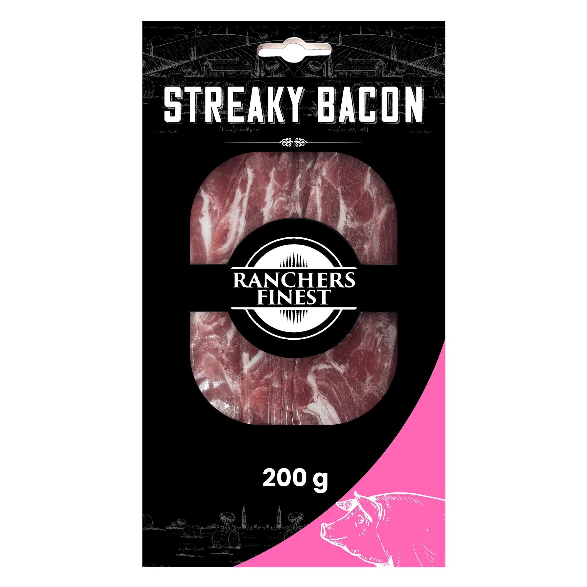 Ranchers Finest Streaky Bacon 200g