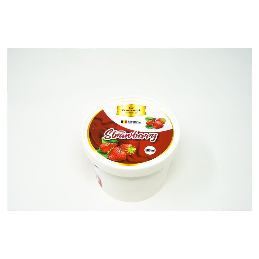 Belgian Strawberry Ice Cream 500ml