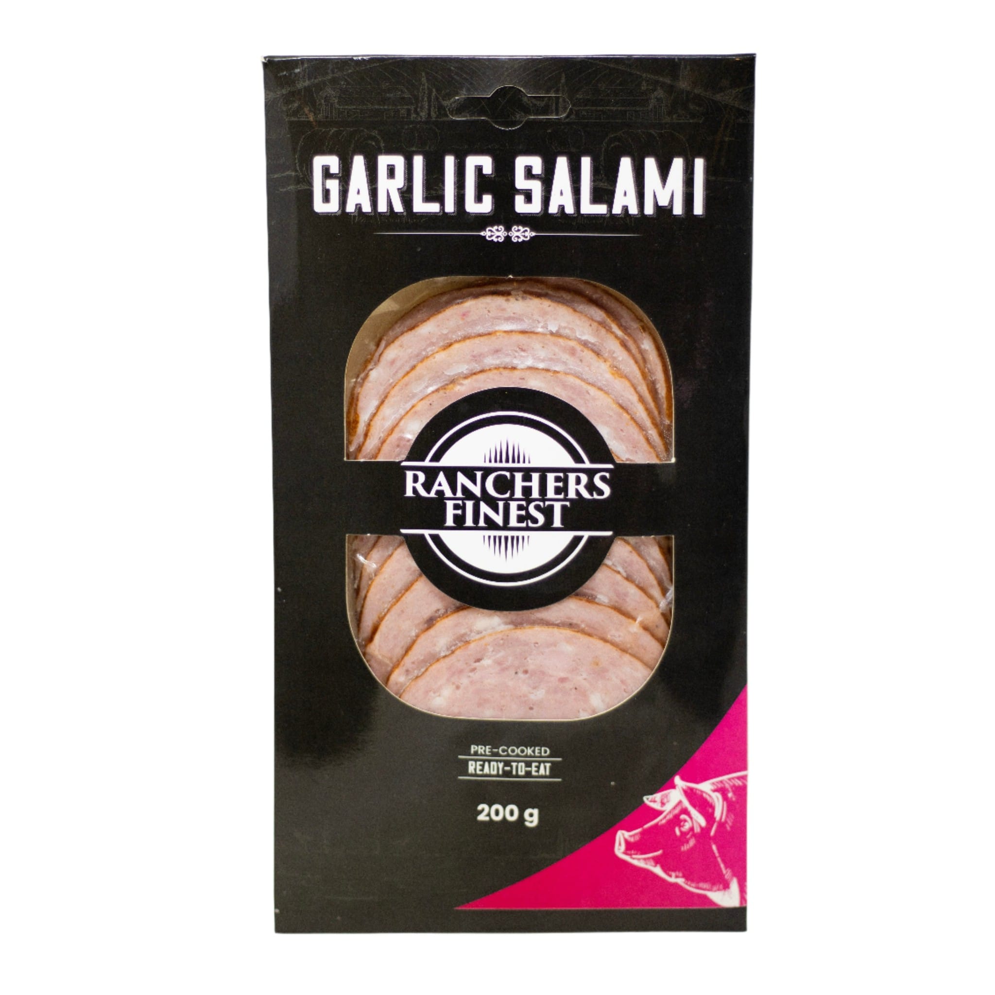 Ranchers Finest Garlic Salami 200g