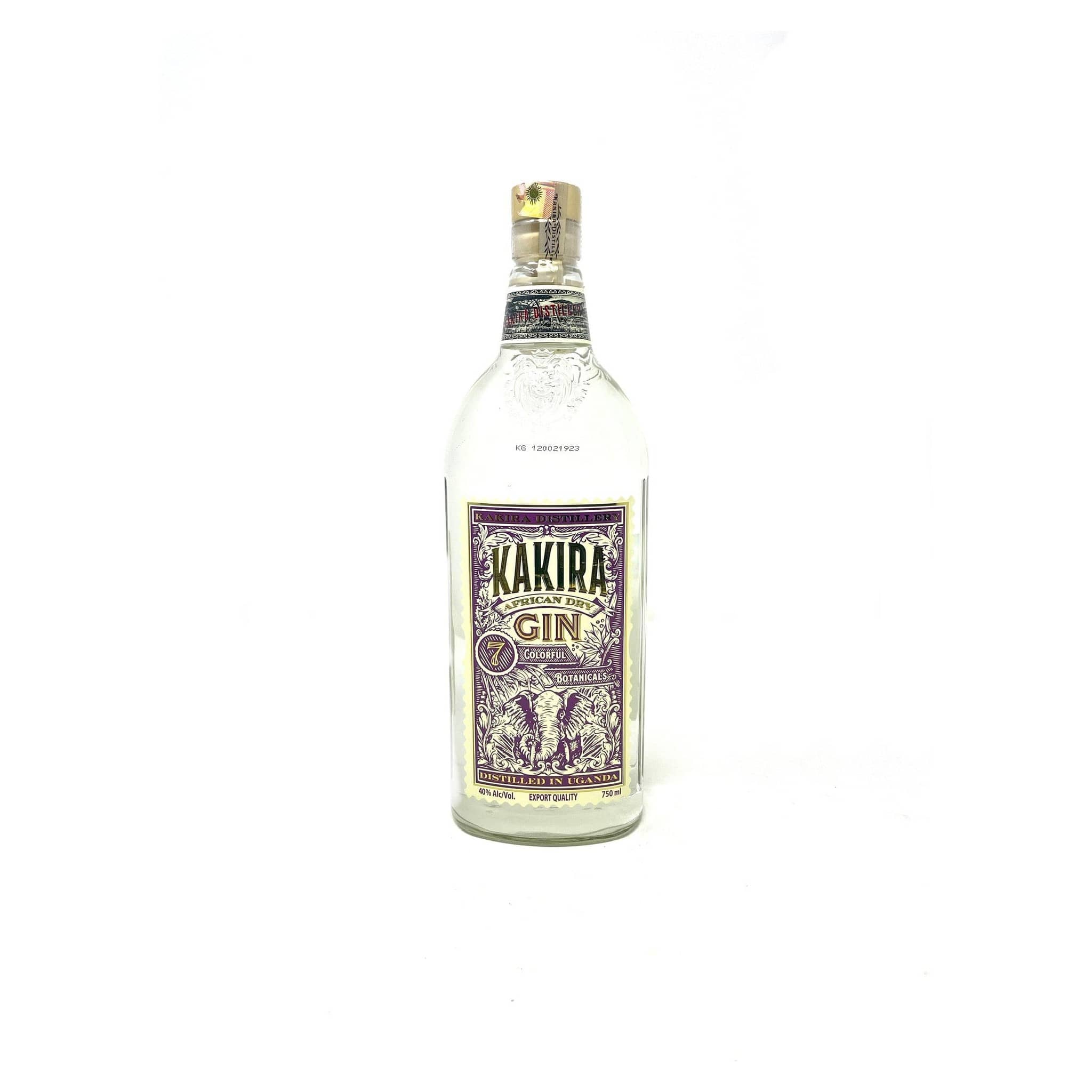 Kakira African Dry Gin 40% 750ml