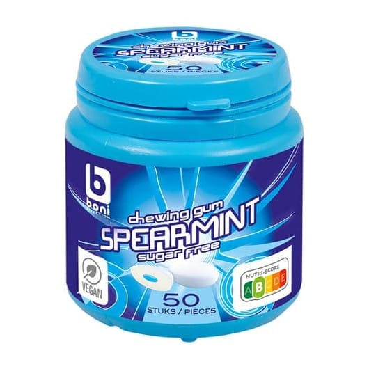 Boni Chewing Gum Spearmint 50pcs-100g