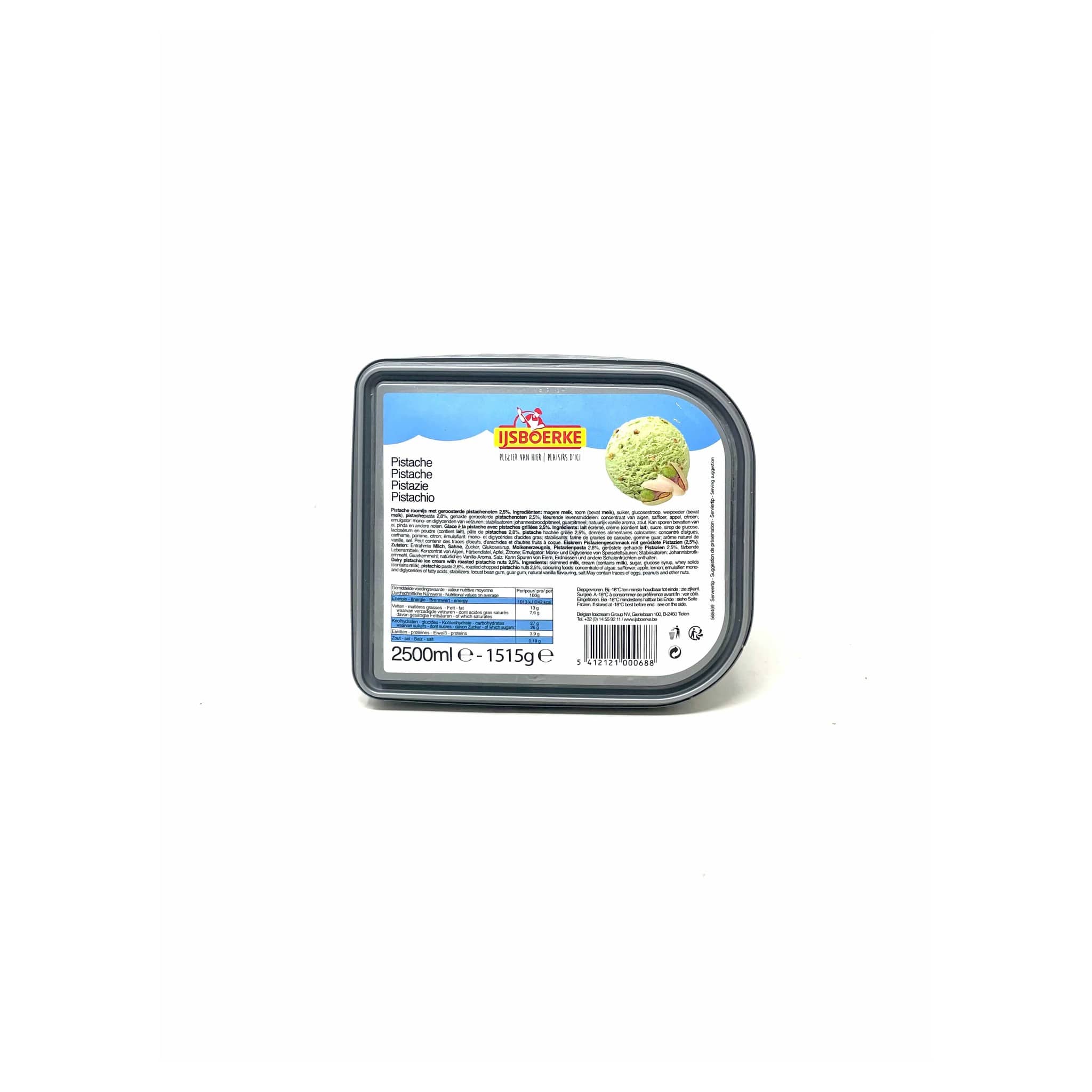 Ijsboerke Pistachio Ice cream 2.4Ltr