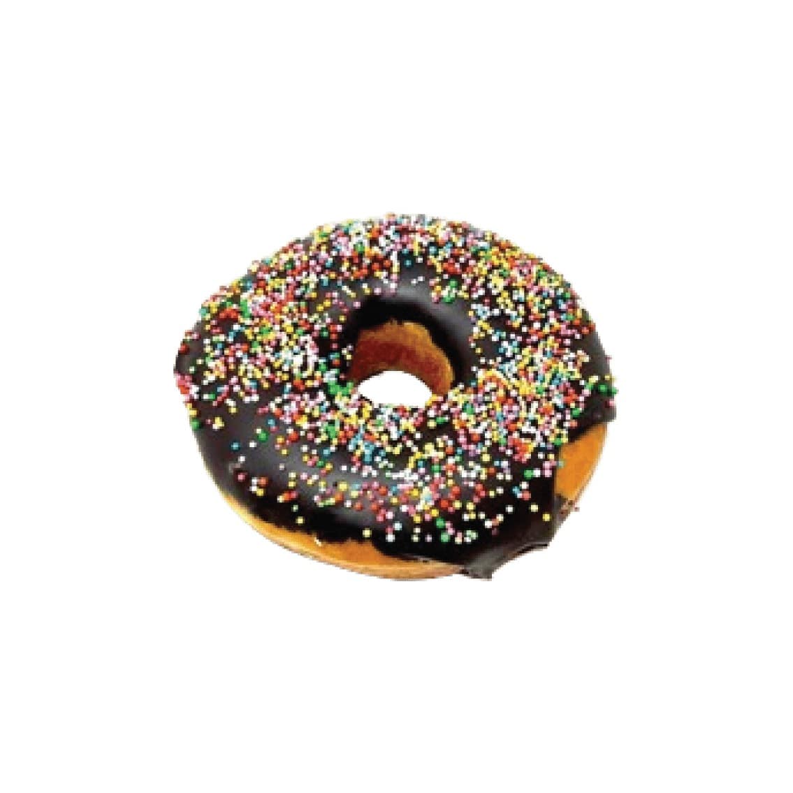 Chocolate Doughnut with Sprinkles