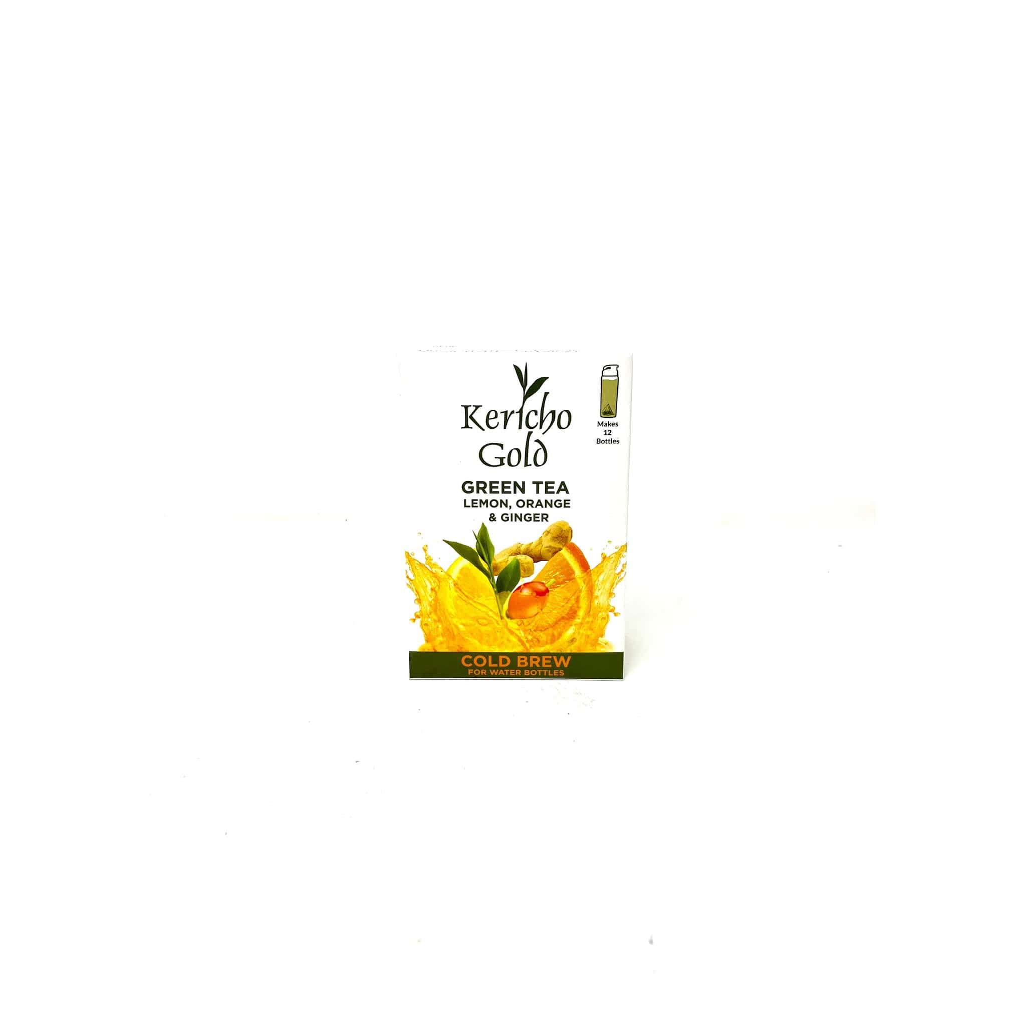Kericho Gold Green Lemon, Orange & Ginger Cold Brew Tea Bags