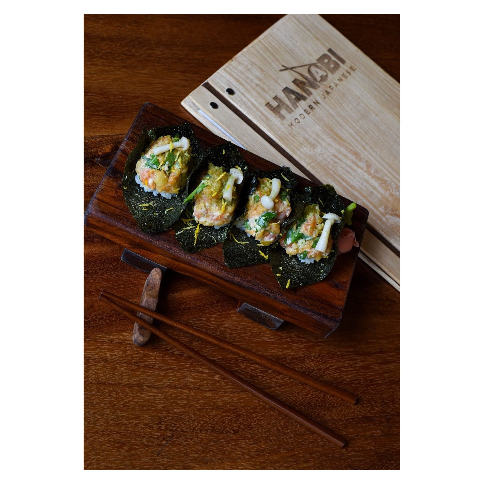 Salmon Sushi Tacos