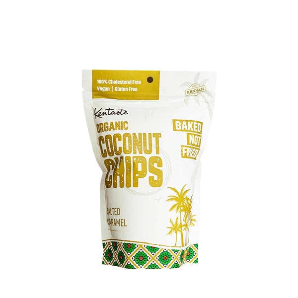 Kentaste Organic & Vegan Salted Caramel Coconut Chips gluten free 40g