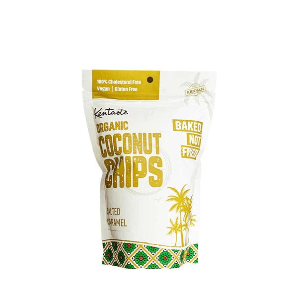 Kentaste Organic & Vegan Salted Caramel Coconut Chips 40g