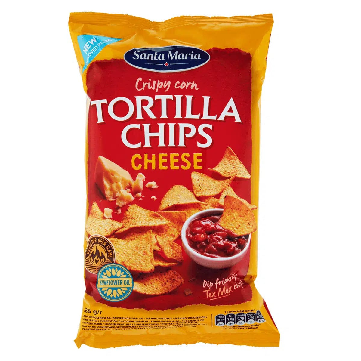 Santa Maria Tortilla Chips Cheese 475g