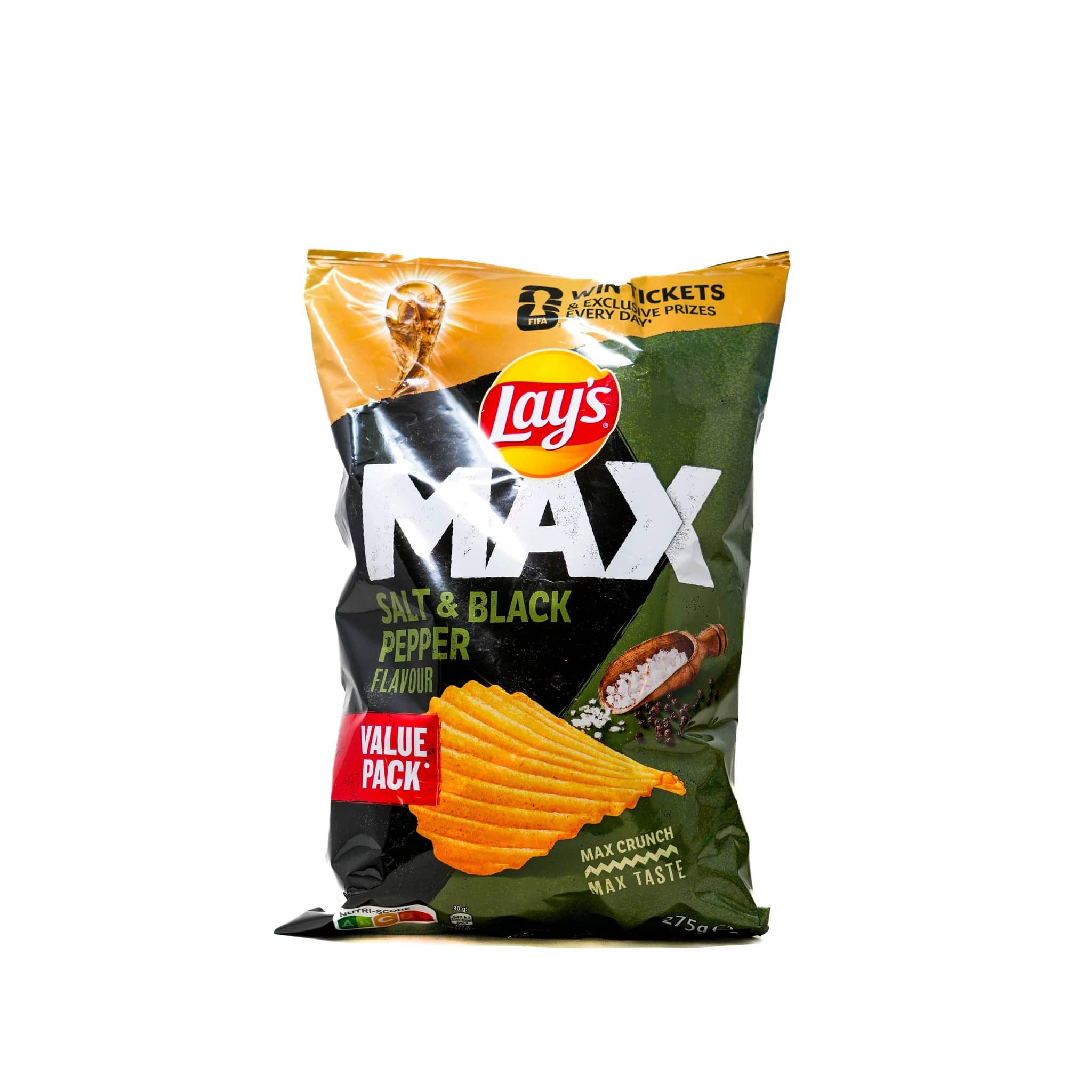 Lays Max Max Salt & black Pepper 40g