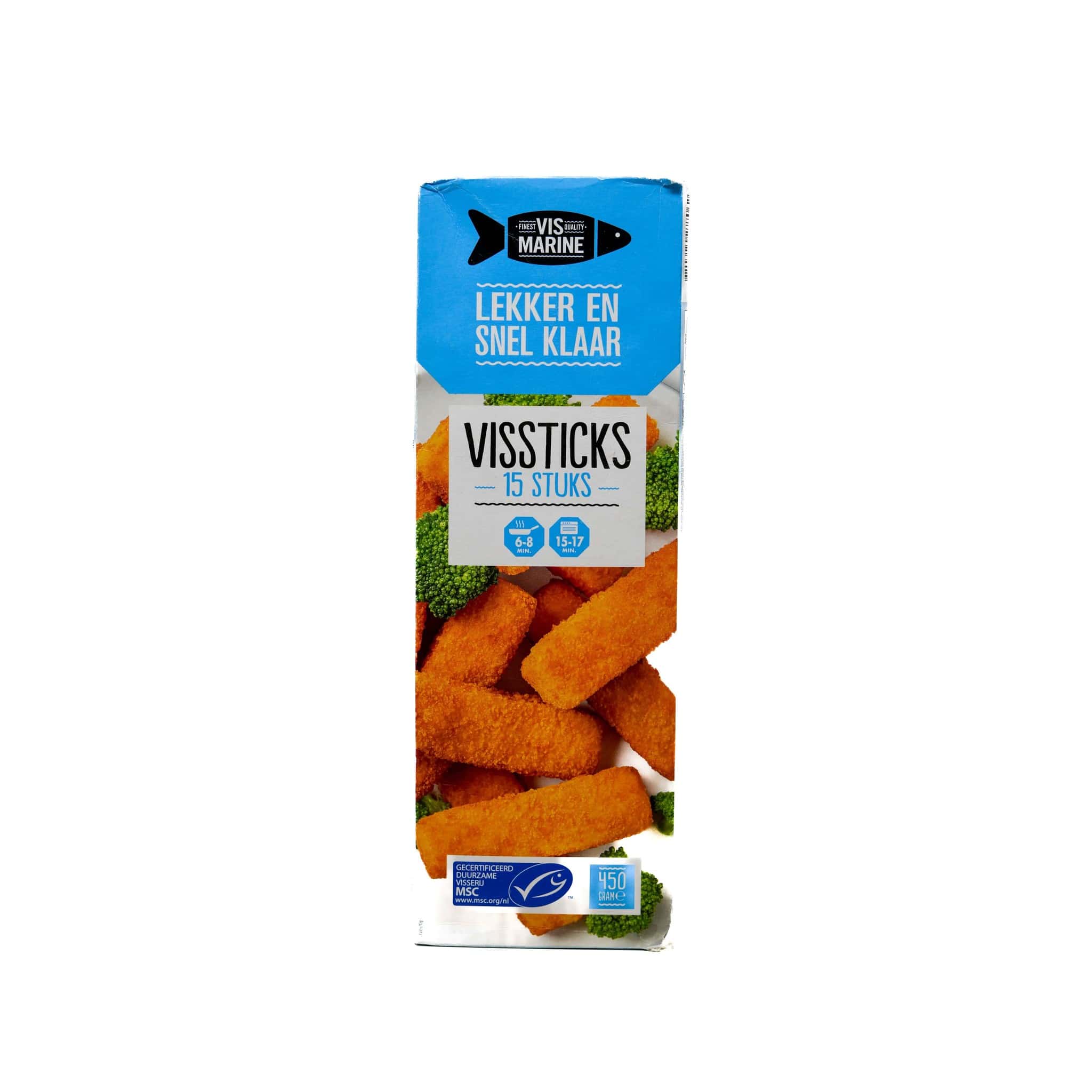 VIS MARINE VISSTICKS 15 STUKS 450g