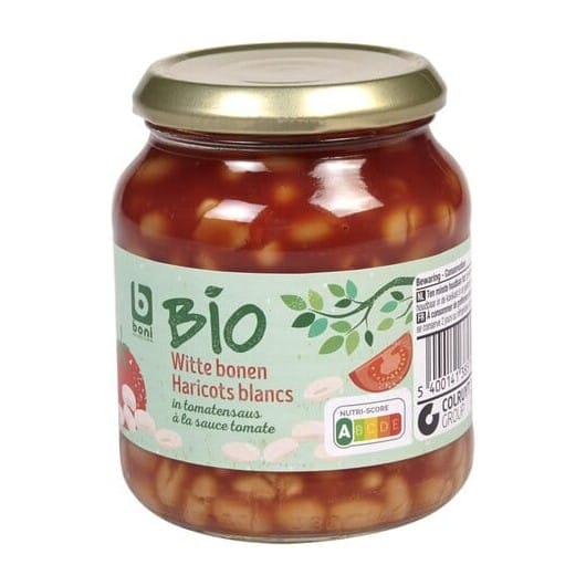 Boni Bio White Beans in tomato sauce 360g