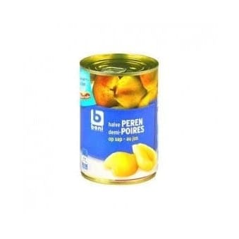 BONI HALF PEARS IN SYRUP 412G