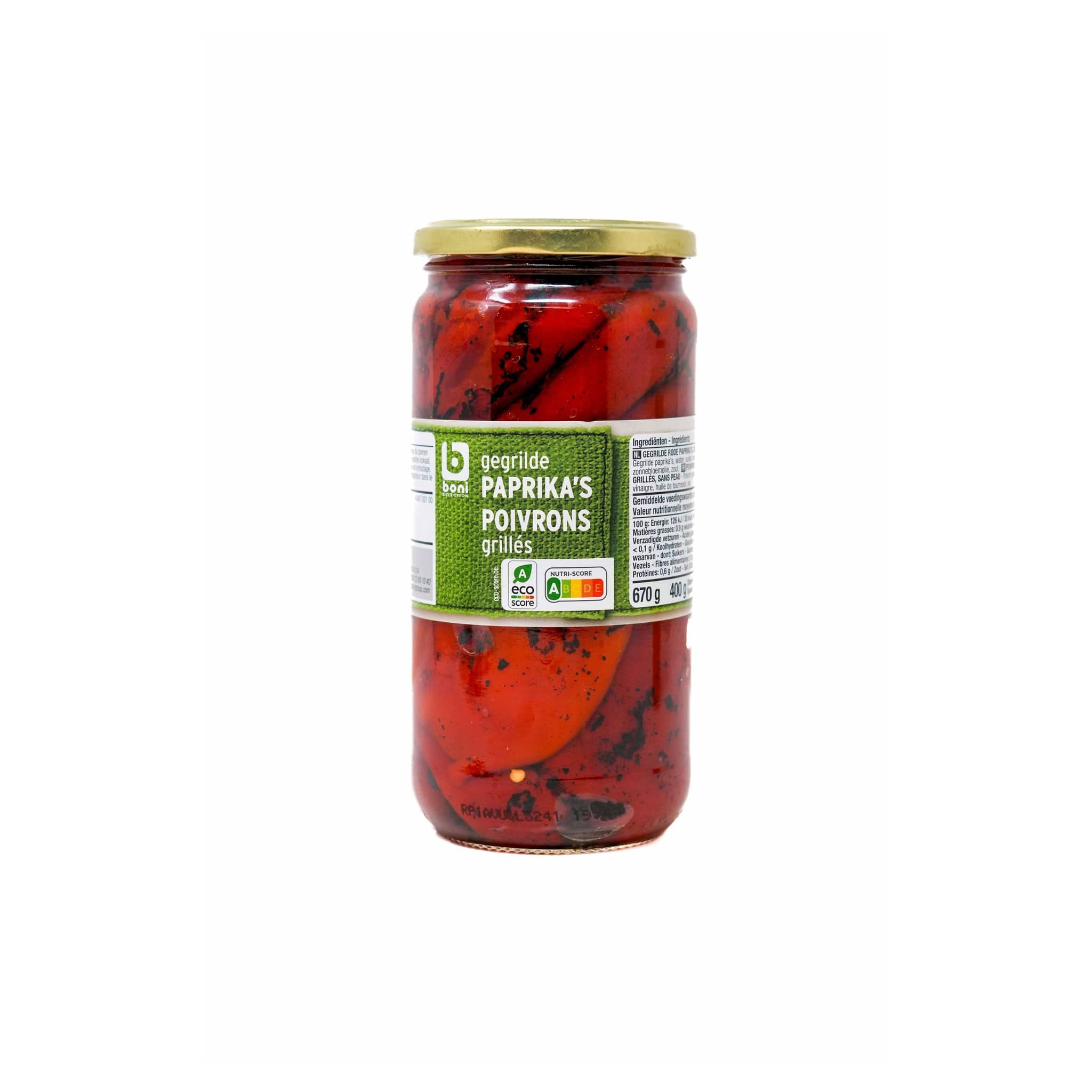 Boni grilled peppers 670g