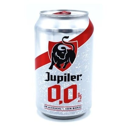 Jupiler 0.0% Can Beer 33cl