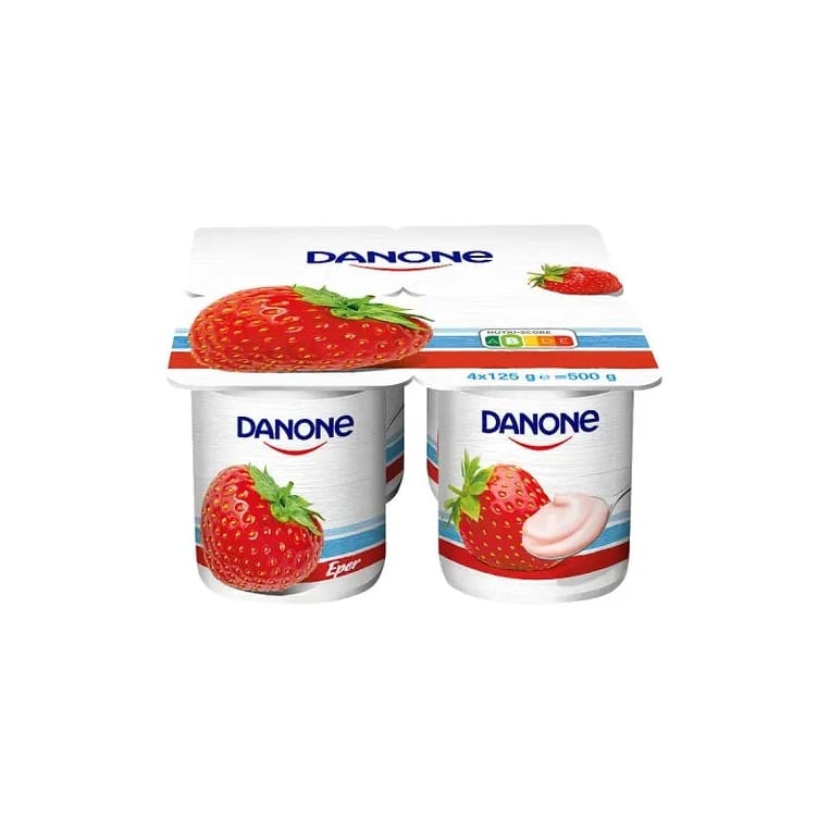 Danone Strawberry Flavoured Low-Fat Yoghurt 125g