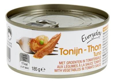 Everyday Tuna With Vegetables In Tomato Sauce 185g