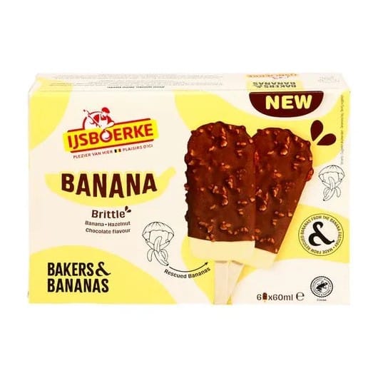 Ijsboerke Banana Brittle  60ml