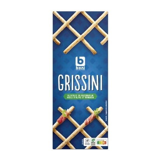 boni Grissini olive oil and rosemary Bread Sticks 100g