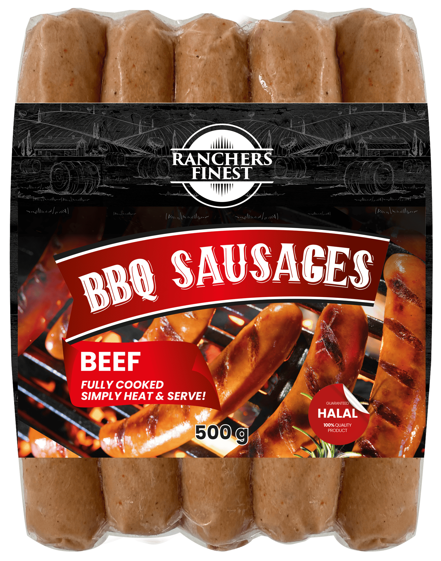 Ranchers Finest BBQ Beef 500g