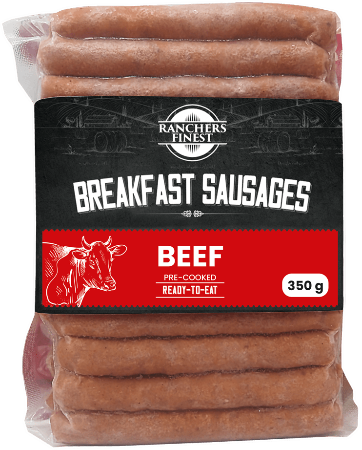 Ranchers Finest Beef Breakfast sausages 350g