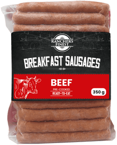 Ranchers Finest Beef Breakfast sausages 350g