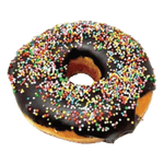 Chocolate Doughnut with Sprinkles