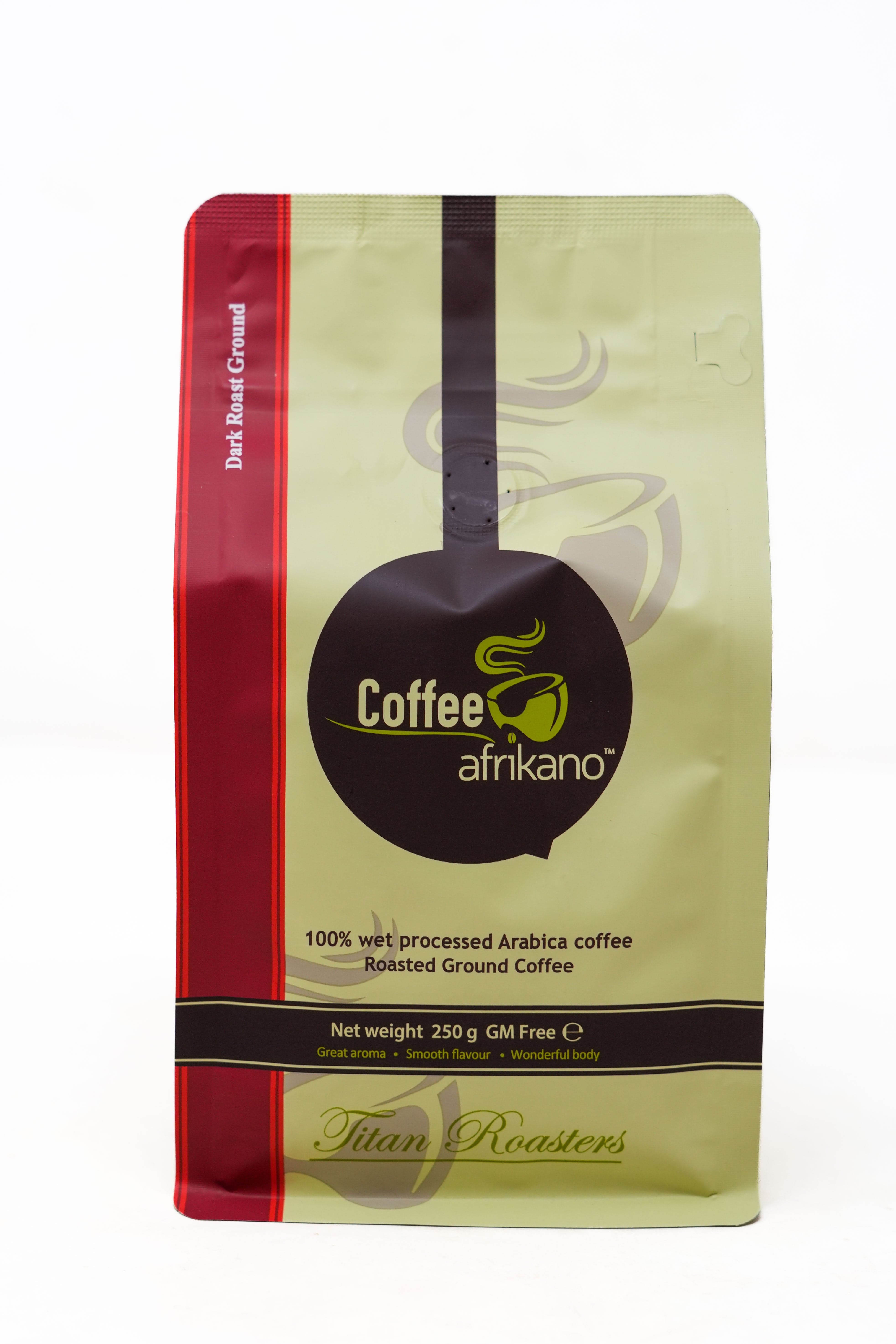 Afrikano Dark Roast Coffee Beans 500g