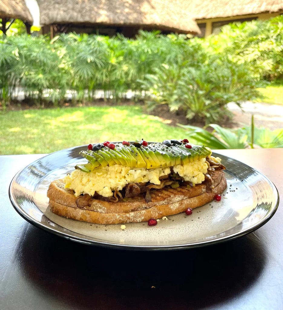 Funky Scrambled Eggs & Avocado Butty