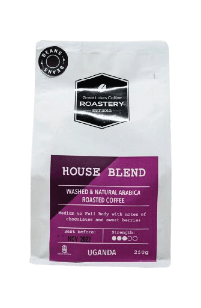 Great Lakes House Blend Roasted Coffee Beans-250g