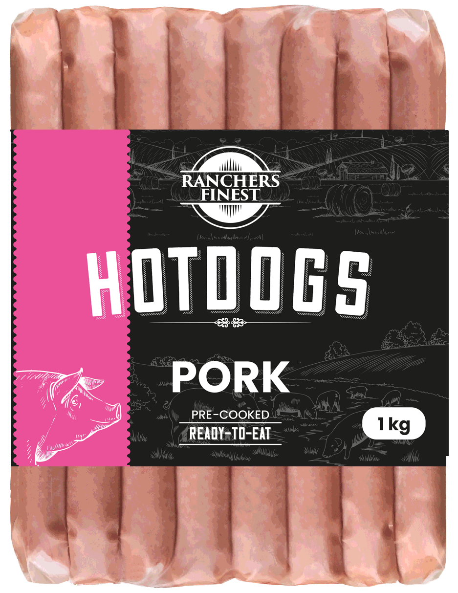 Ranchers Finest Pork Hot Dogs 1kg