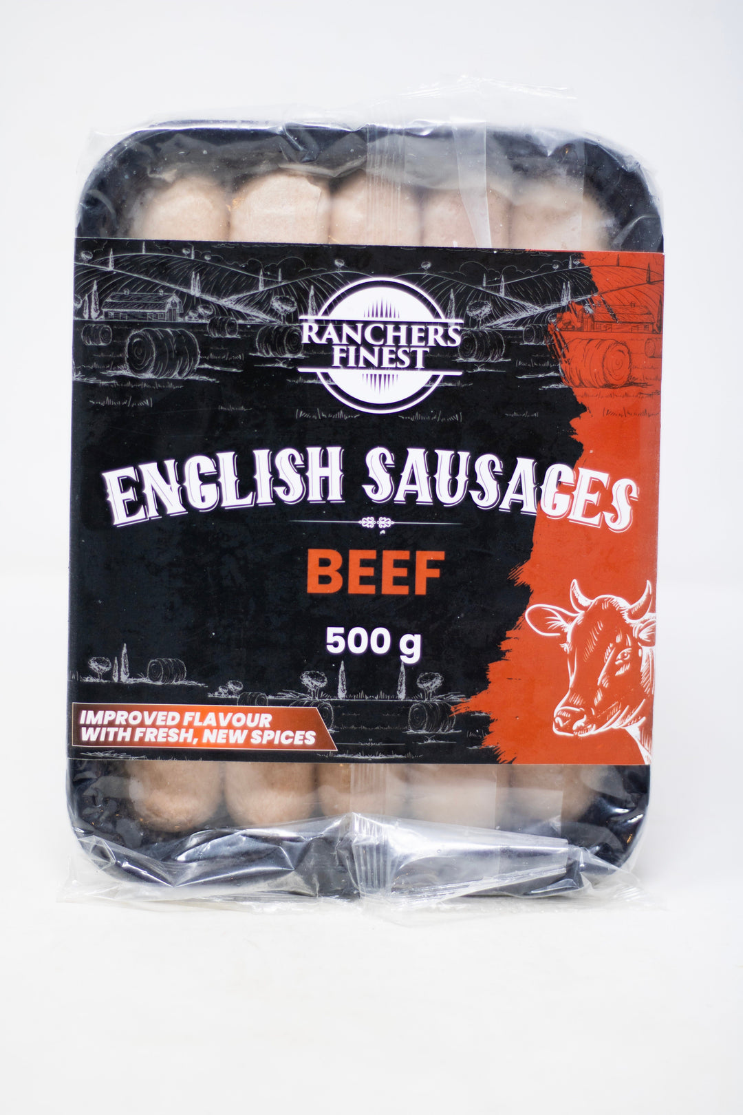 Ranchers Finest English Style Beef Sausages 500g