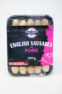 Ranchers Finest English Style Pork Sausages 500g